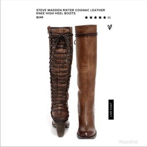 Steve Madden Rikter boots never worn size 7.5